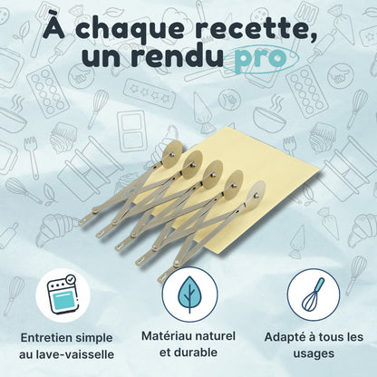 Règle de découpe extensible pour pâte