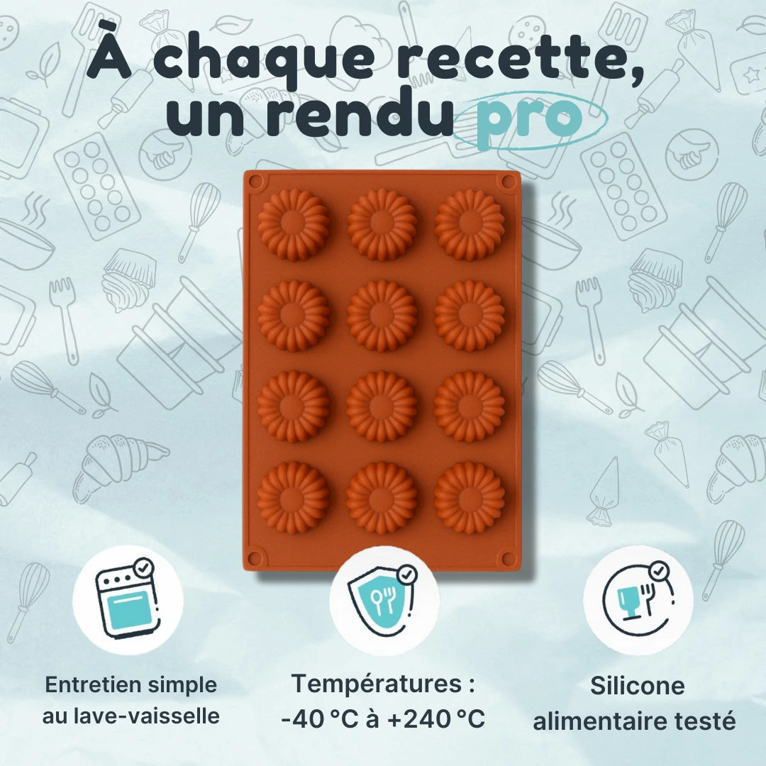 Moule Silicone Marguerites