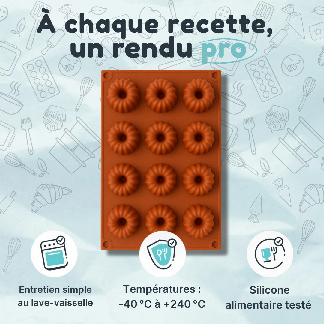 Moule Silicone Bundt Mini