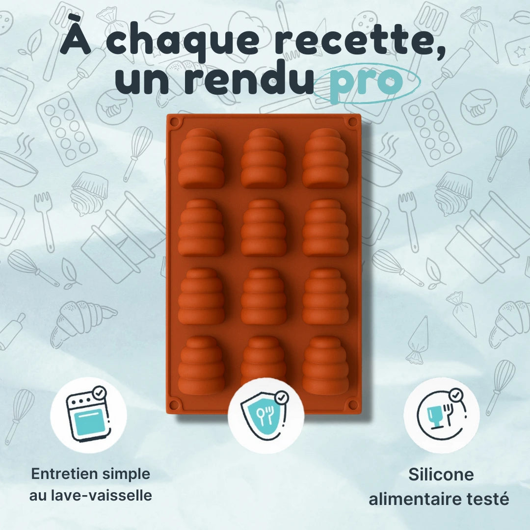 Moule Silicone Ruche d'Abeille