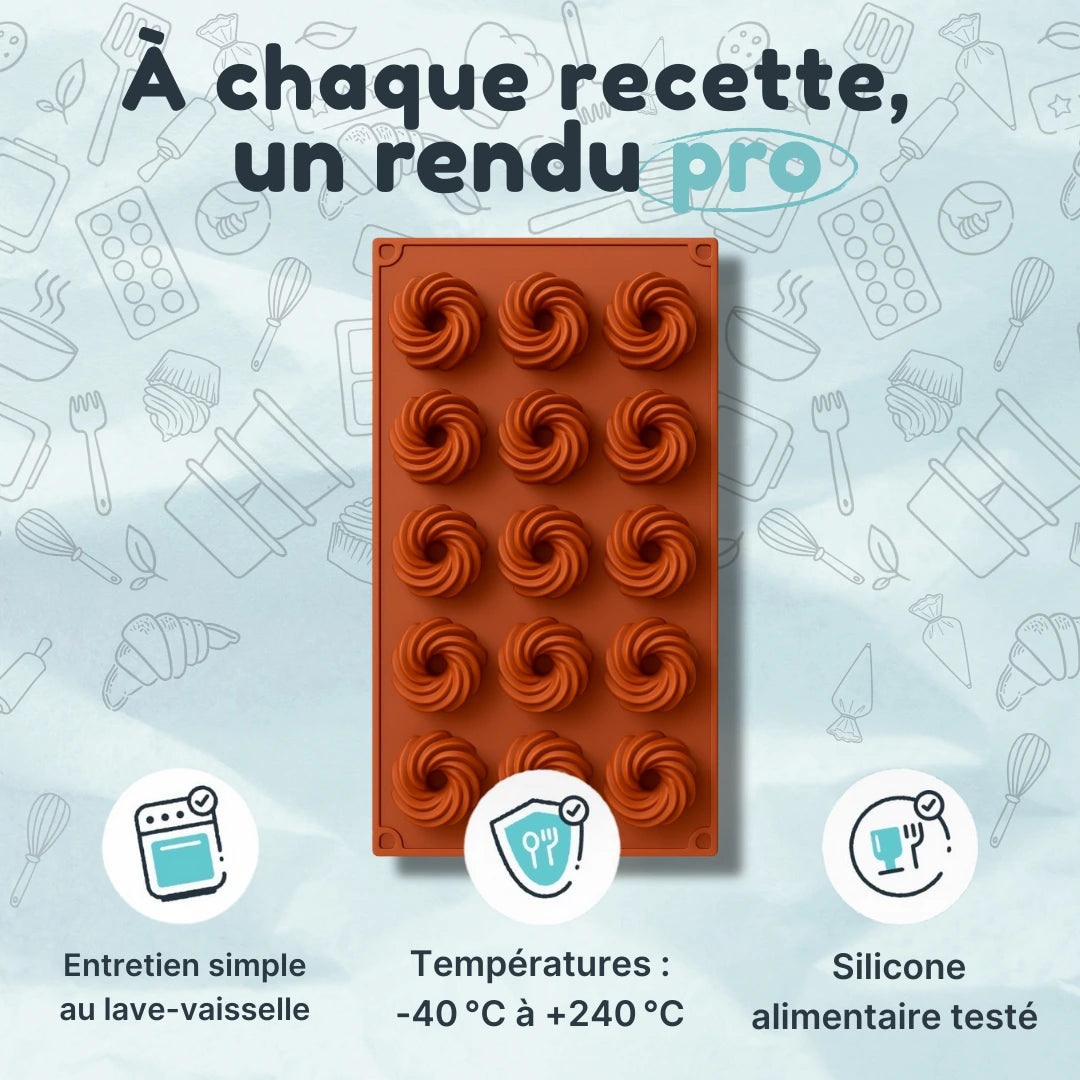 Moule Silicone Tourbillon Profond