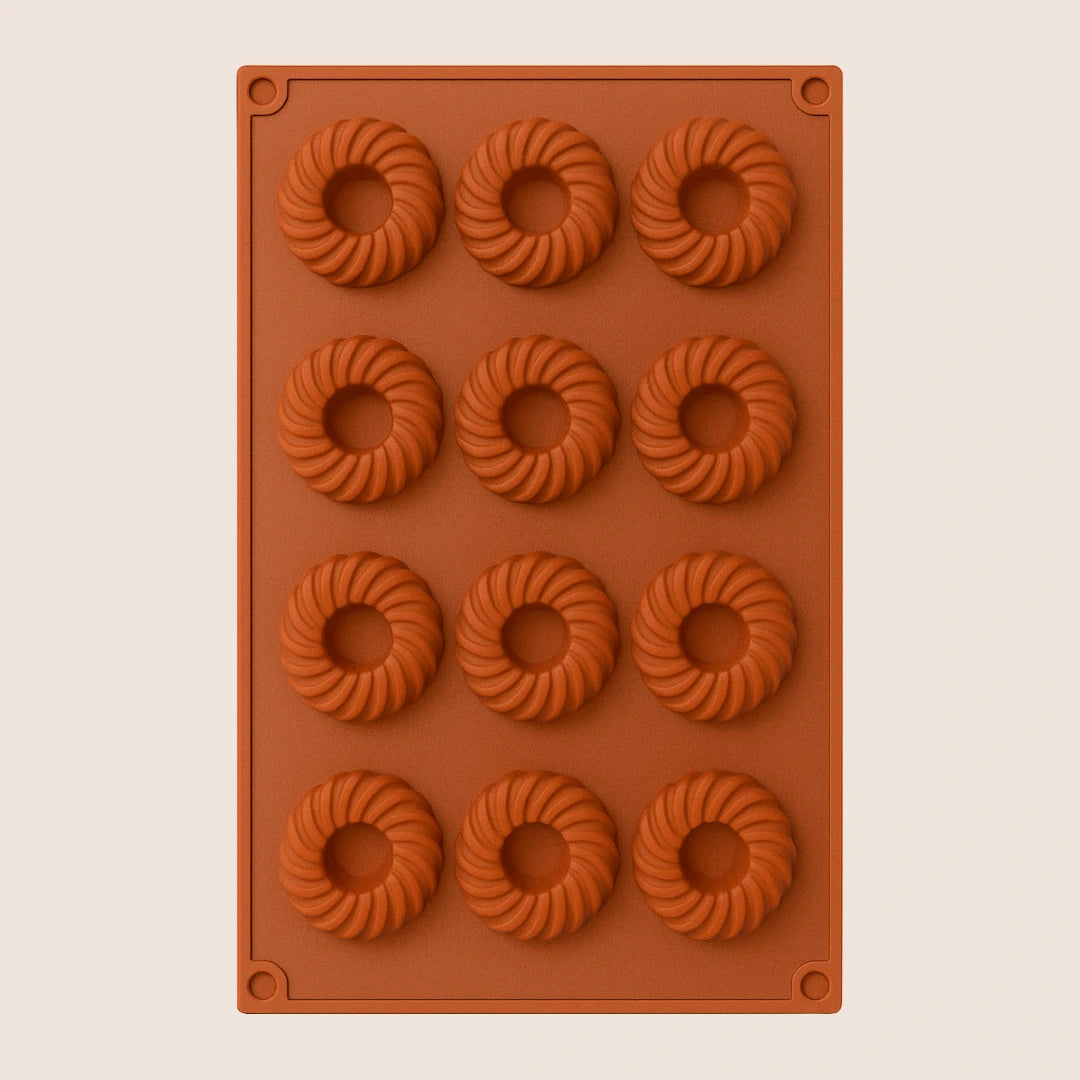 Moule Silicone Couronne Spirale