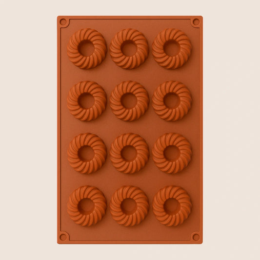 Moule Silicone Couronne Spirale