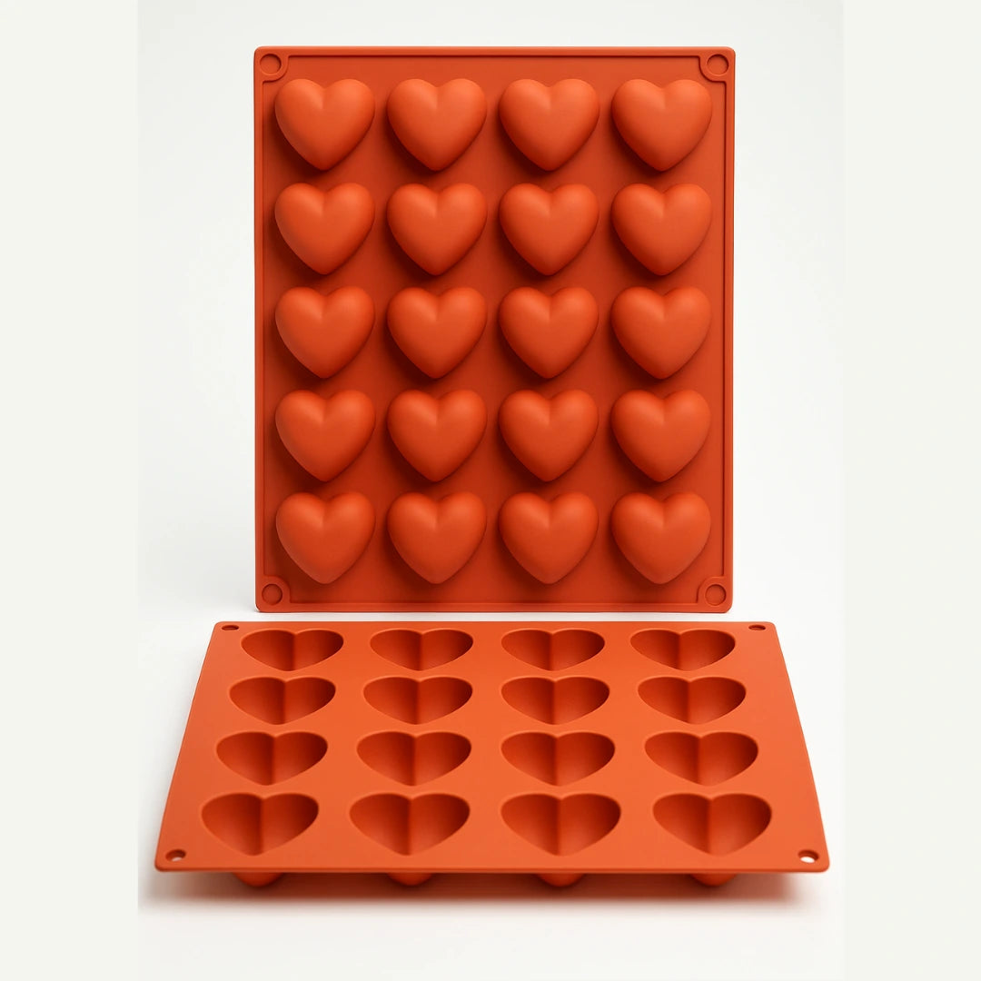 Moule Silicone Cœurs XL