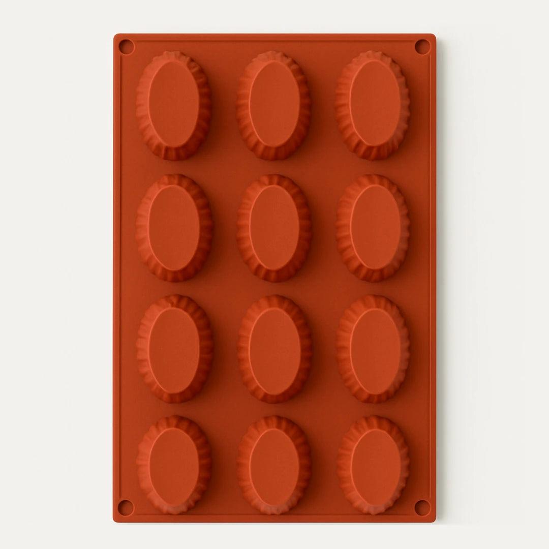 Moule Silicone Ovales Canneletés