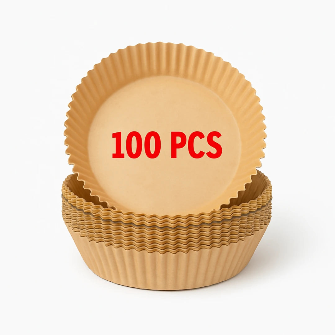 100 caissettes à muffins en papier kraft