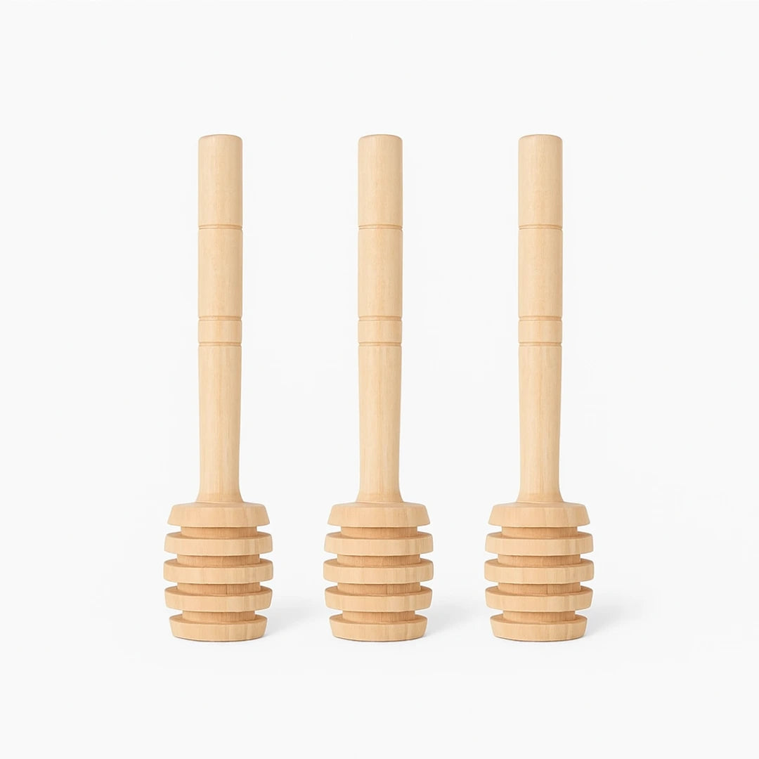 Cuillère à miel en bois (Lot de 3)
