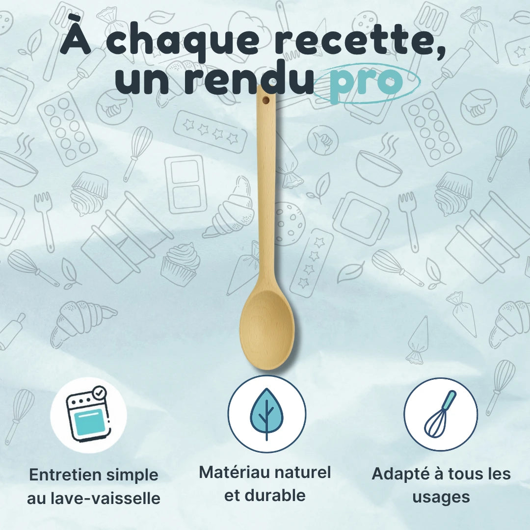 Cuillère en bois longue